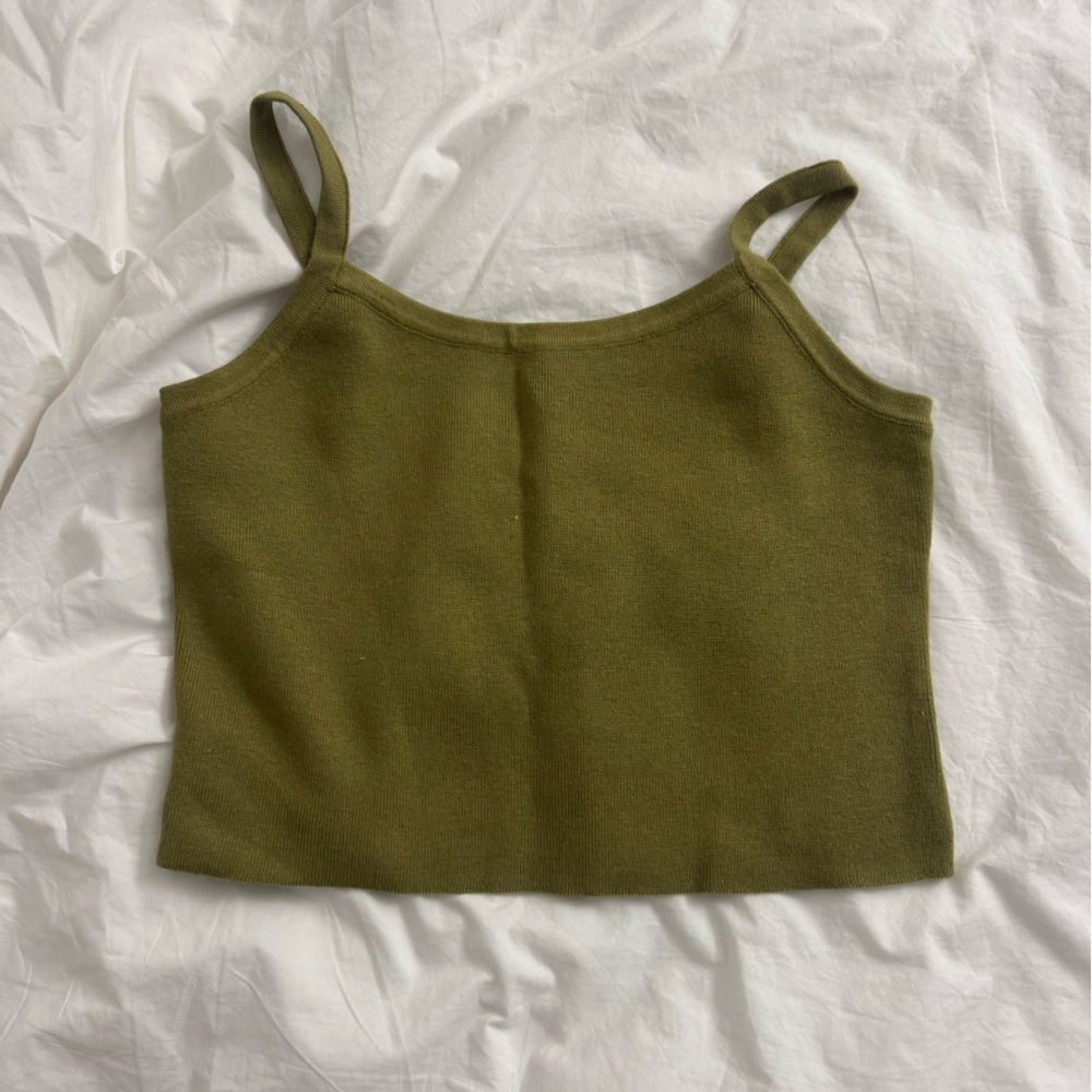 Olive Green Tank Top